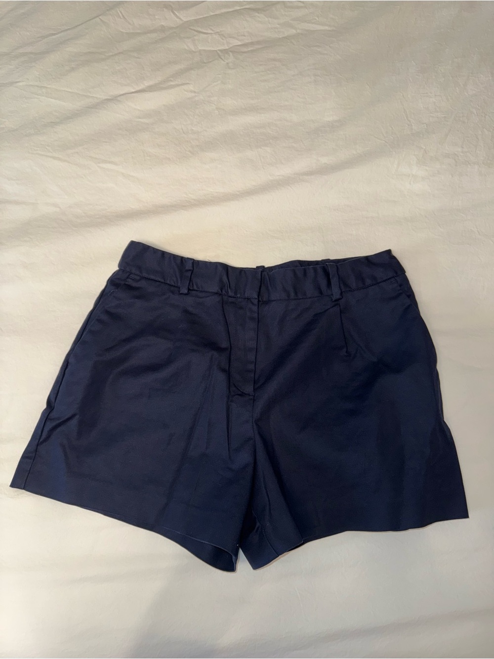 ZARA Women's Navy Tailored Shorts